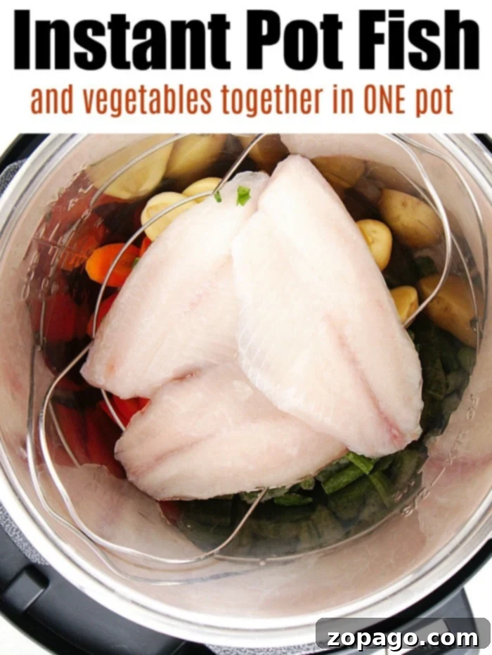 Effortless Instant Pot Meals Just 5 Ingredients 9 Flaky Instant Pot tilapia fillet served with fresh herbs.