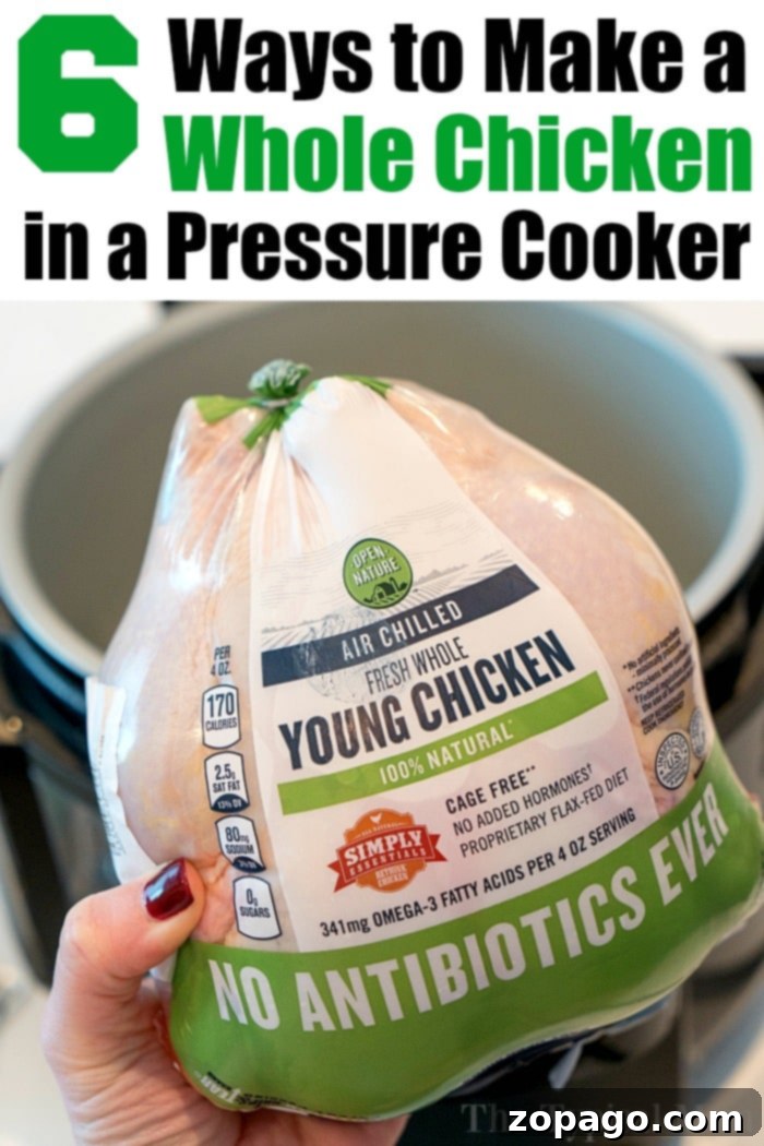 Effortless Instant Pot Whole Chicken 3 ninja foodi roast chicken