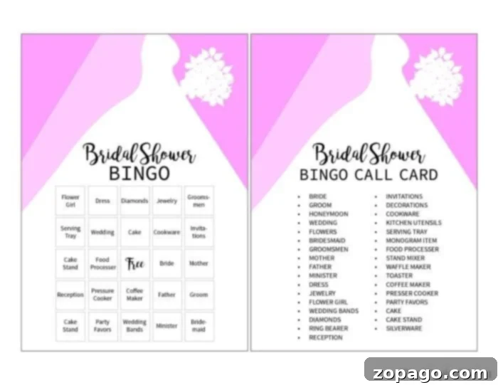 Free Printable Bridal Shower Game Ideas Bridal Shower Game Ideas Free