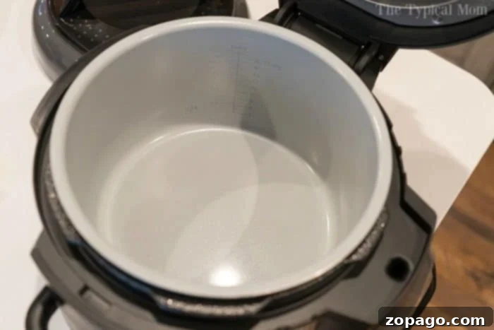 The Ninja Foodi multi-cooker: your all-in-one solution for versatile and efficient cooking. #ninjamulticooker #kitchengadget #foodprep Ninja Foodi multi-cooker from a top-down view