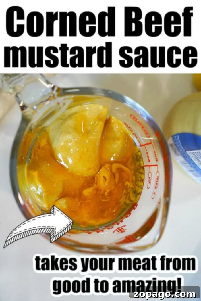 mustard sauce for corned beef