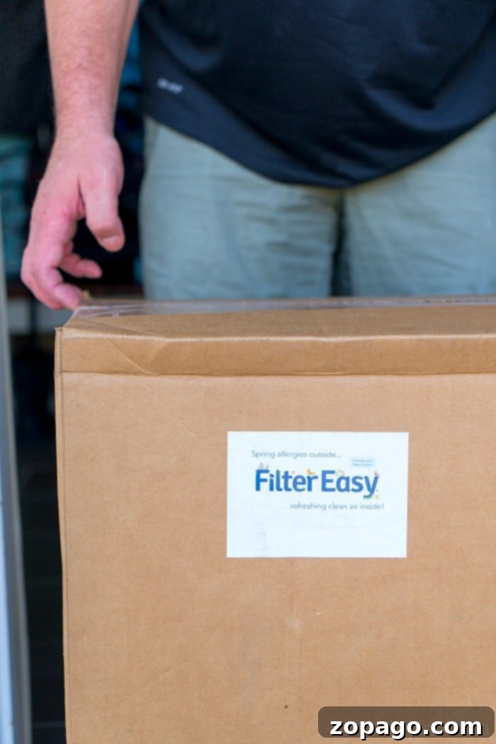 A brand new, clean air filter next to a dusty, old filter, illustrating the importance of regular replacement.