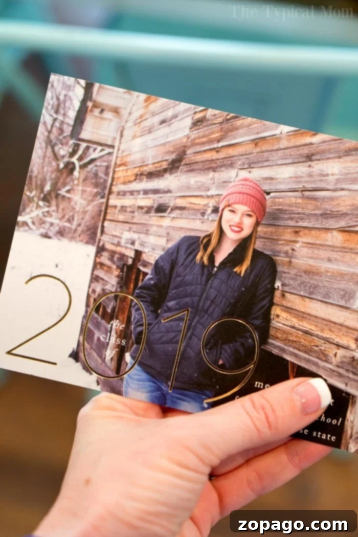 Find your perfect personalized High School graduation announcements at Minted, offering exceptional quality and unique designs. Elegant Minted graduation announcement with custom photo and design details