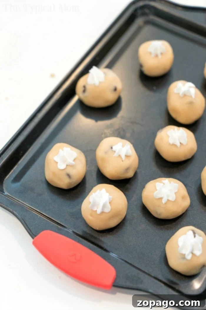 Homemade Edible Raw Cookie Dough A close-up of delicious edible raw cookie dough, ready to eat
