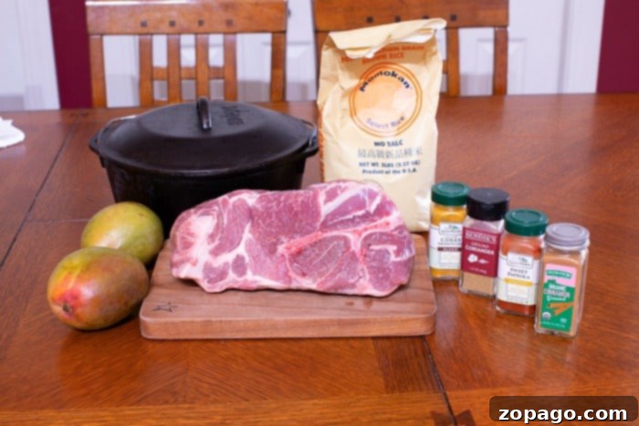 Dutch Oven Pork Perfection 3 A succulent Dutch oven pork roast, ready to be pulled or sliced for serving.