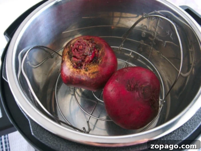 Beets in the pressure cooker. #beets instant pot beets 3