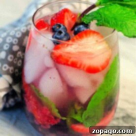 mixed berry mojito