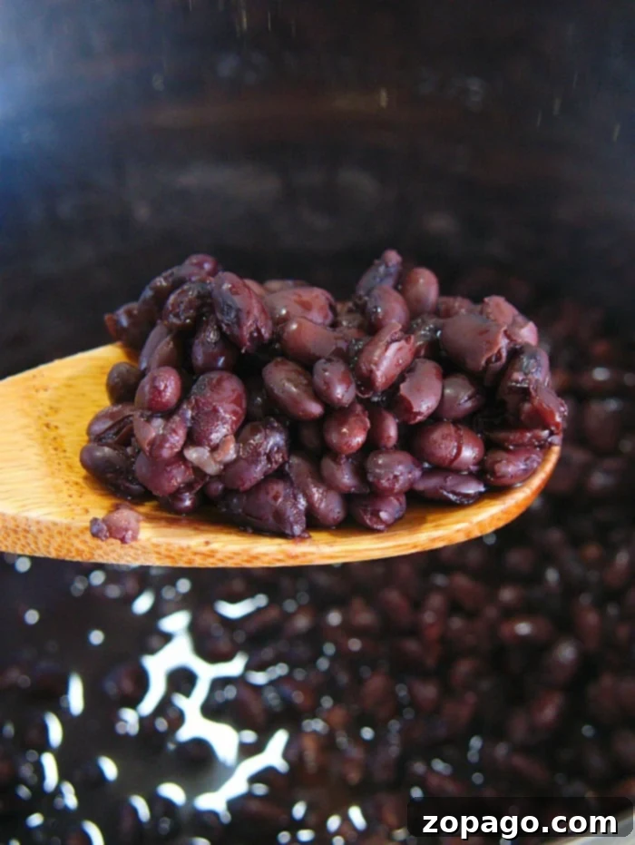 Flavorful pressure cooker black beans recipe