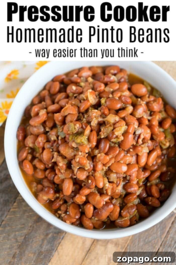 Speedy Instant Pot Bean Dishes 4 instant pot Pinto Beans ready to be served