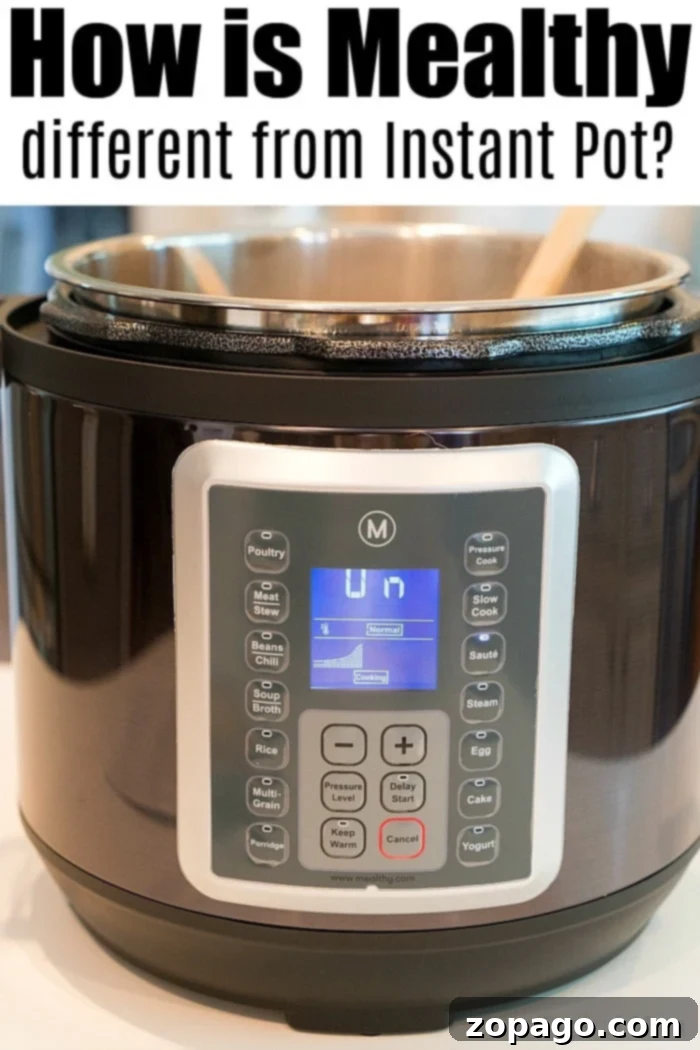 Let me share my Mealthy review with you so you can make an informed decision! What is the best pressure cooker to buy and what makes them different. #mealthy #pressurecooker #review mealthy pot buttons