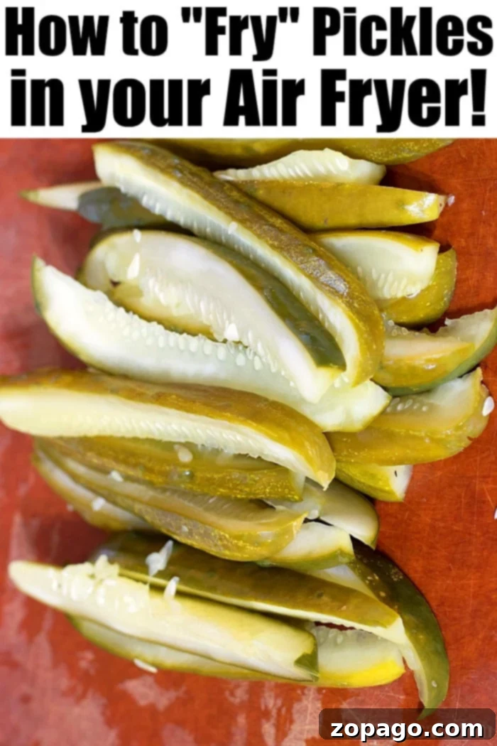 Air fryer pickles: a perfect crunchy snack with your favorite dip! fried dill pickles with a serving of dipping sauce