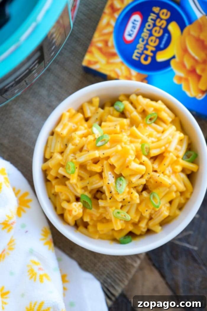 Instant Pot boxed macaroni and cheese directions! #instantpot #boxed #kraft #macaroniandcheese cheap instant pot recipes