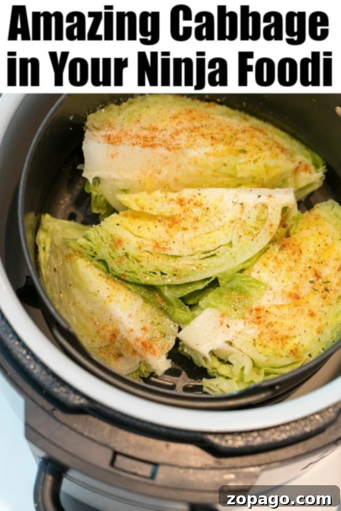 Savory Ninja Foodi Cabbage 3 pressure cooker cabbage
