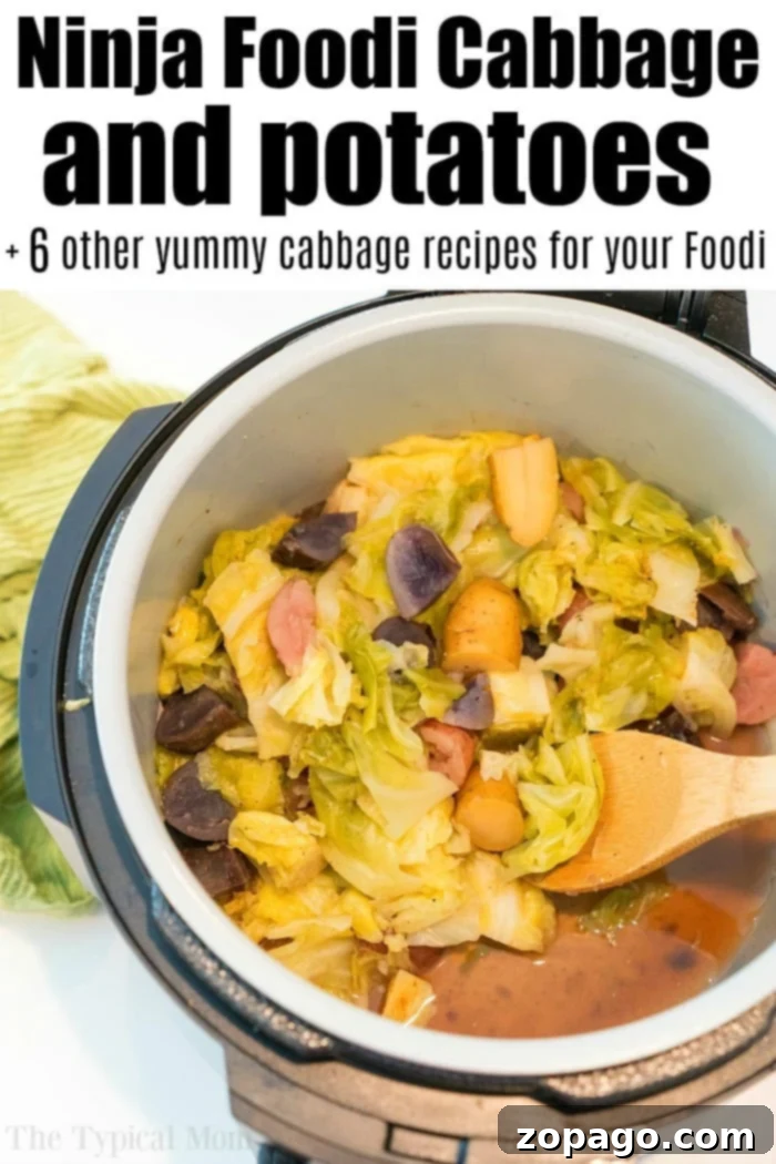 Ninja Foodi cabbage and potatoes! #ninjafoodi #cabbage #potatoes ninja-foodi-cabbage-and-potatoes