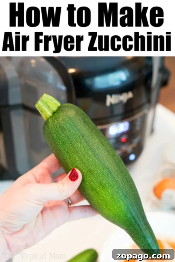Air fryer zucchini recipe that's the bomb. #airfryerrecipes #zucchini #airfryer air fried zucchini