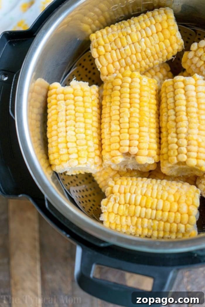 Delicious Corn Creations 4 Instant Pot Corn - Quick and Easy Side Dish