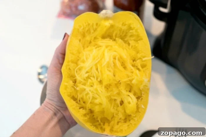 Spaghetti Squash Pizza Bake 3 Ninja Foodi in action, showcasing its versatility for a variety of healthy recipes.