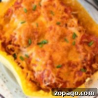 spaghetti squash pizza