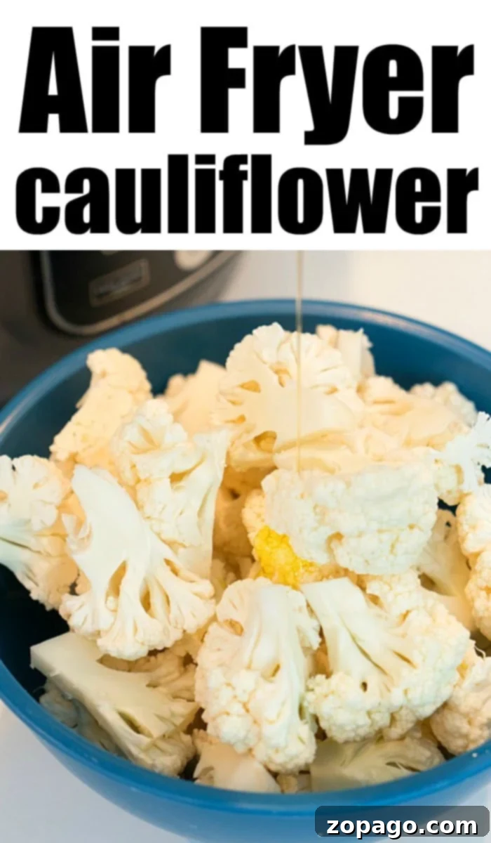 Crispy Air-Fried Cauliflower 5 air fryer cauliflower
