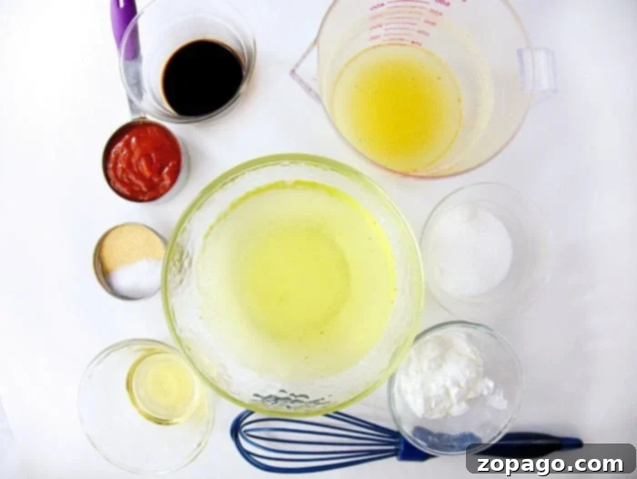 Ultimate Instant Pot Sweet and Sour Chicken 3 Homemade Sweet and Sour Sauce ingredients