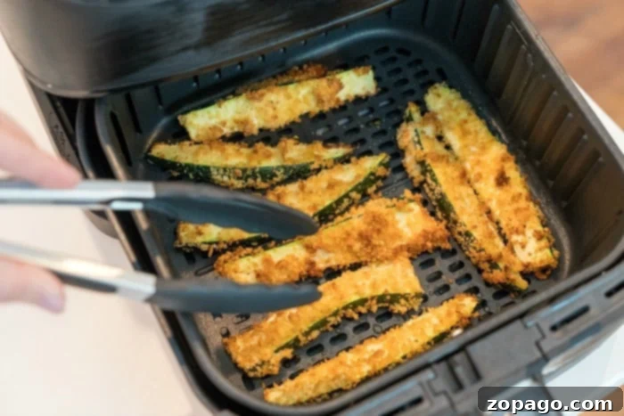 Cosori Air Fryer Everything You Need To Know 8 Crispy air fryer zucchini spears, a healthy side dish