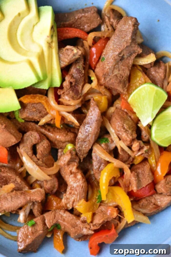 Easy Air Fryer Fajitas 6 Air fryer fajitas beef time