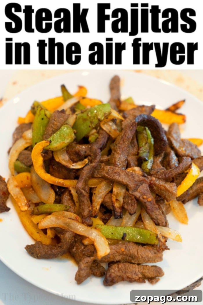 Delicious Beef Air Fryer Fajitas: A Weeknight Favorite air fryer steak fajitas