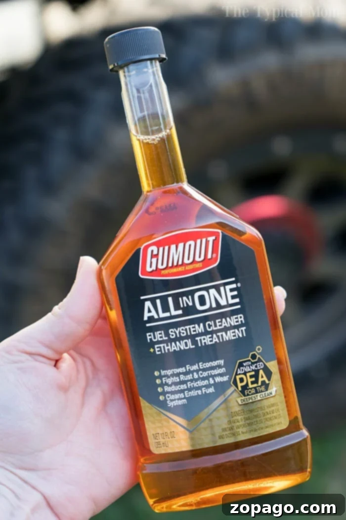 Hit the Road: Free Printable RV Packing Checklist 3 Gumout All-in-One Fuel System Cleaner