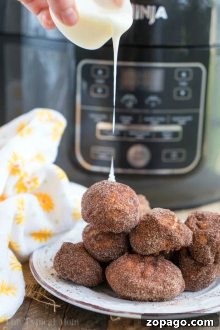 Easy Air Fryer Donut Balls 10 donuts air fryer