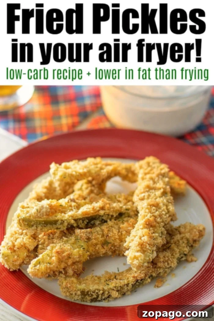 Crispy Air-Fried Bites 5 air fryer fried pickles