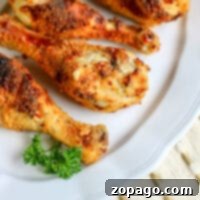 Crispy Air Fryer Buttermilk Chicken Drumsticks