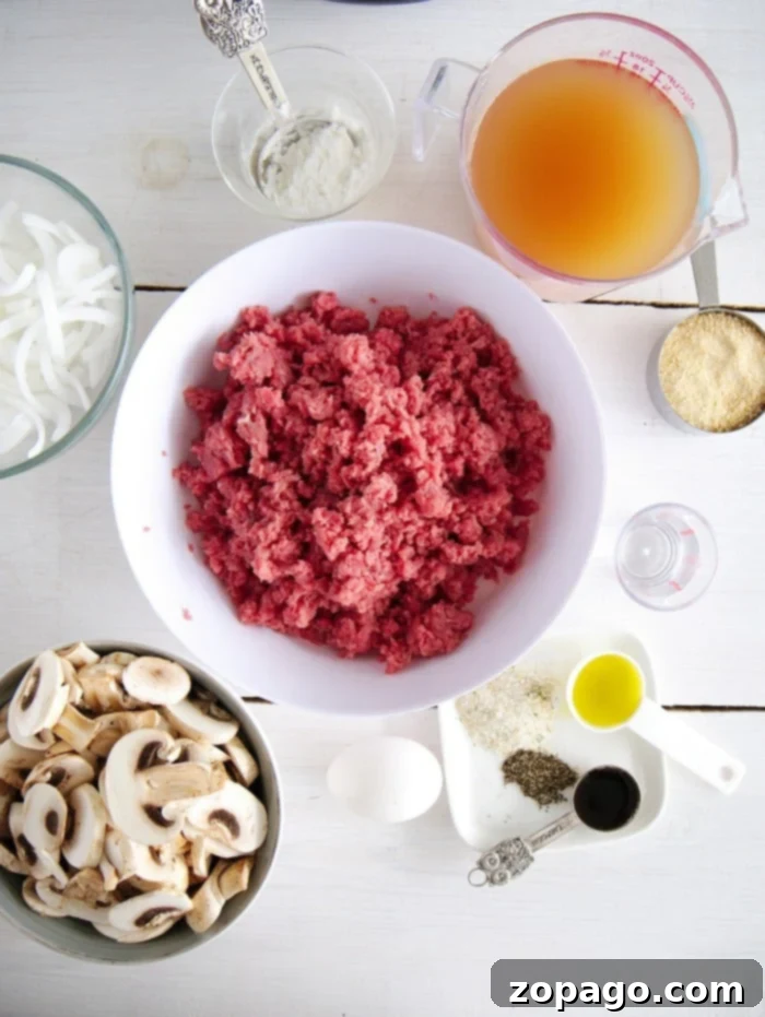 Best Instant Pot Salisbury Steak: Deliciously tender patties with a savory mushroom gravy for an unforgettable meal. Close-up of Instant Pot Salisbury Steak with rich mushroom gravy and fresh herbs, ready to be served.