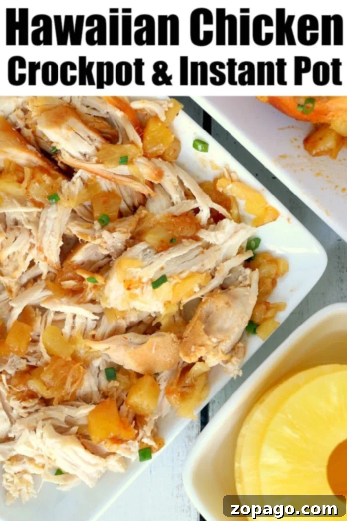 Pineapple Glazed Slow Cooker Chicken 6 hawaiian chicken recipe