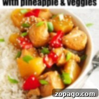 Ninja Foodi Pineapple Chicken Recipe Card Image