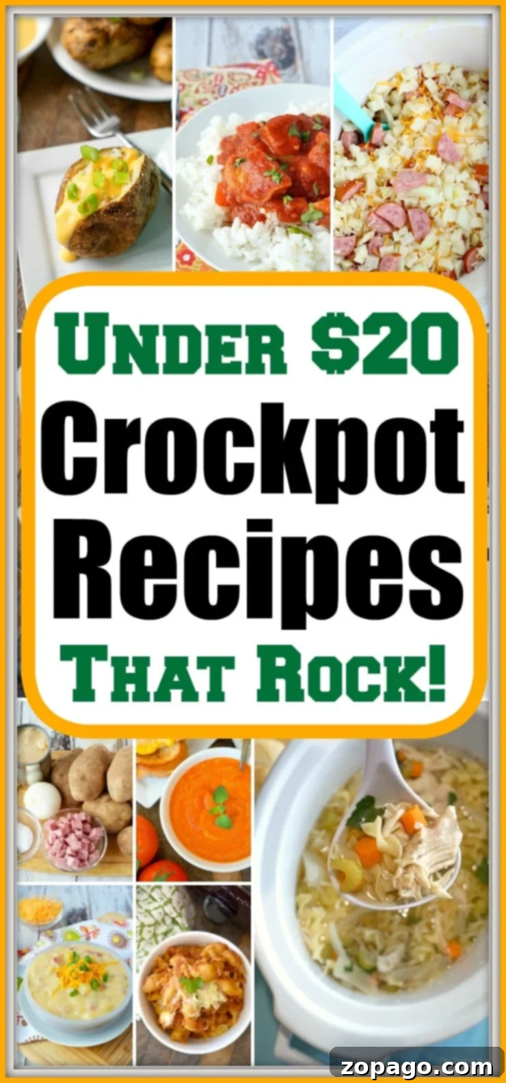 Effortless Slow Cooker Dinners 10 cheap easy crockpot meals