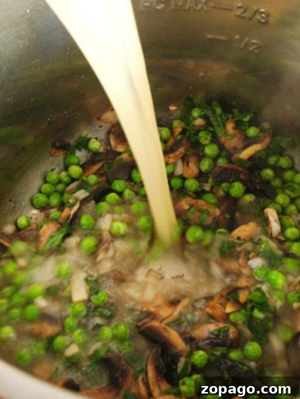 Pressure Cooker turkey tetrazzini is great using leftover turkey or rotisserie chicken! Cooked with tender noodles and vegetables all in one pot, you'll love it. #instantpotrecipes #turkeytetrazzini #leftoverturkeyrecipe #pressurecookerrecipes #instapot #instapotrecipes #instantpot turkey and noodles