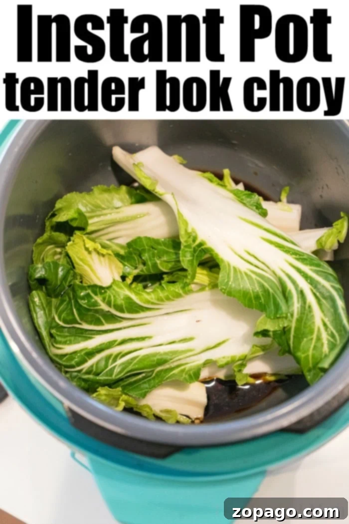 Perfect Instant Pot Bok Choy 8 instant pot bok choy