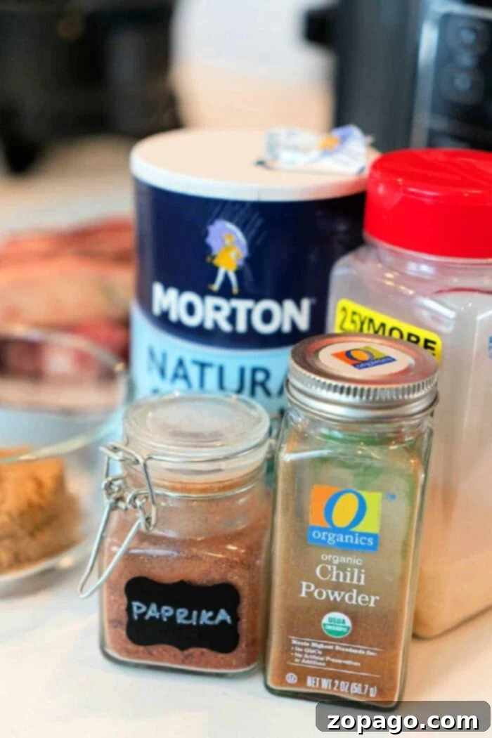 Ultimate Steak Dry Rub 2 Best steak dry rub applied to raw meat