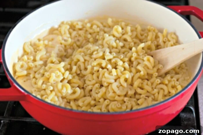The Ultimate Dutch Oven Macaroni and Cheese 5 mac and cheese