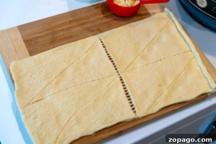 Easy Air Fryer Brie & Crescent Bundles 7 baked brie recipe