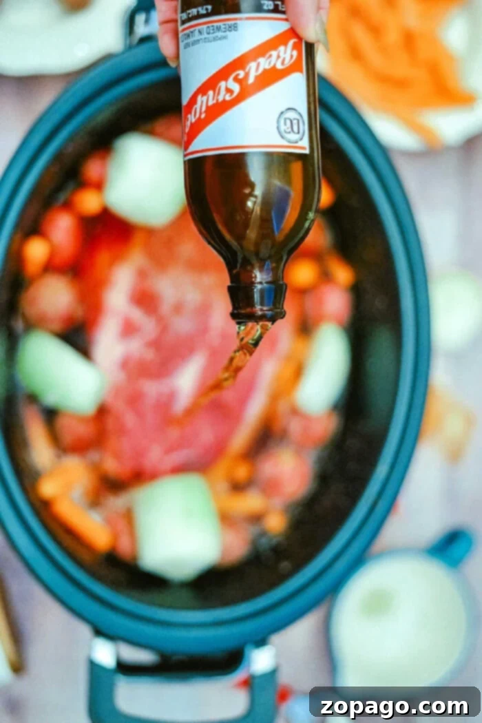 Foolproof Onion Soup Pot Roast 2 Delicious Crockpot pot roast with carrots and potatoes, infused with onion soup mix