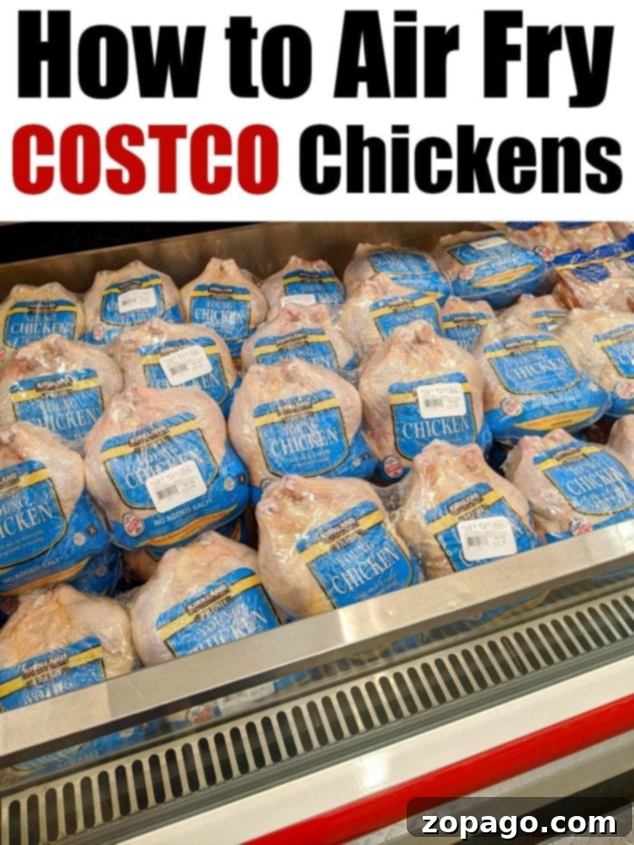 Costco recipes in air fryer your family will love! Want to buy Kirkland chicken, beef, steak or pork in bulk & cook it in a healthy but crispy way? Here's how. #costcorecipes #costco #beef #airfryerrecipes #airfryer #ninjafoodi air fryer chicken