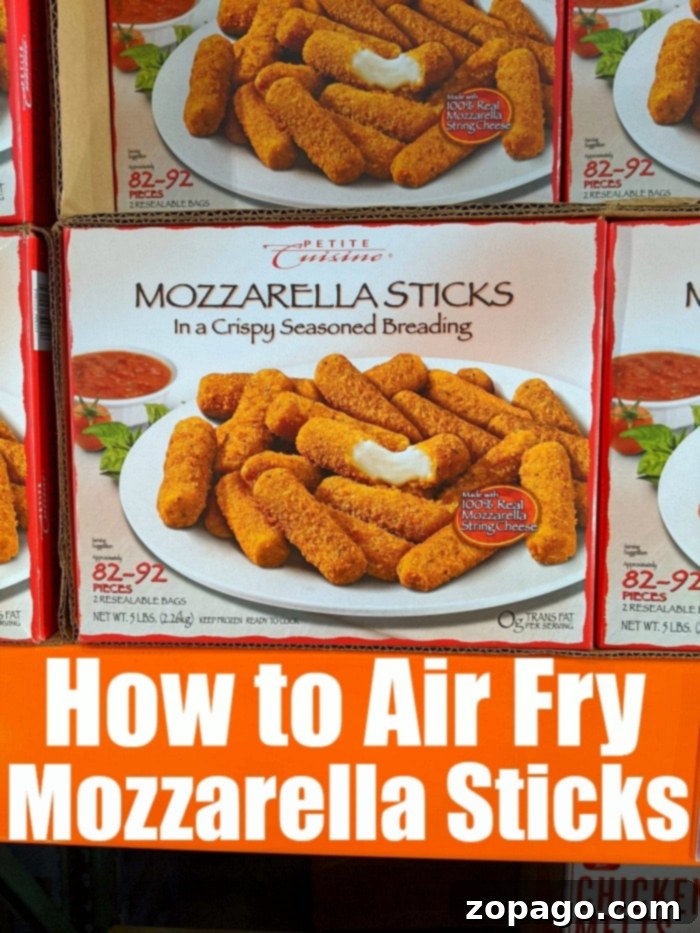 Costco Air Fryer Hacks 5 air fryer mozzarella sticks
