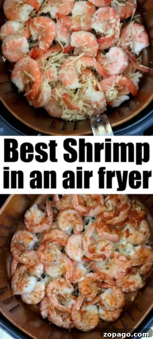 Crispy Air Fryer Frozen Shrimp 9 Air fryer frozen shrimp prepared with a delicious and keto-friendly seasoning blend, ready for a healthy meal.