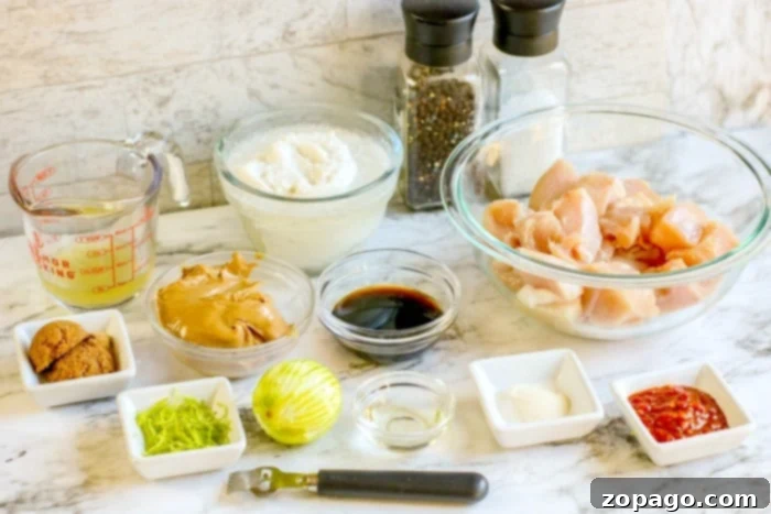 Creamy Peanut Butter Chicken 2 Instant Pot peanut chicken in a pressure cooker