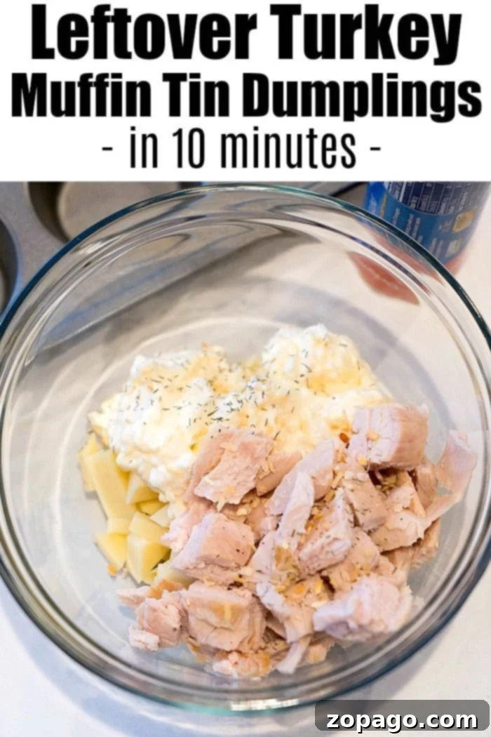 Best leftover turkey recipe you will ever make! Super easy and everyone will love these turkey dumplings, even your kids! Great with ham too. #leftover #turkey #leftoverturkey #leftoversrecipe #dumplings #thetypicalmom #leftoverturkeyrecipe #leftoverhamrecipe Best leftover turkey recipe with crescent rolls