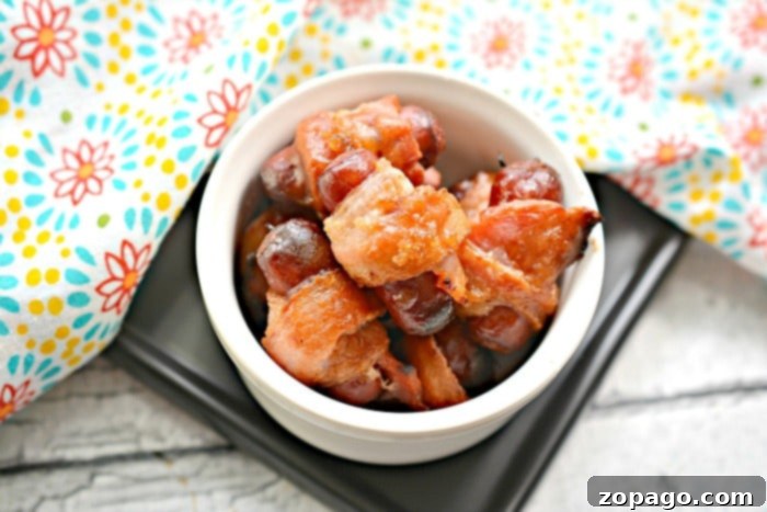 Irresistible Air Fryer Bacon Wrapped Smokies 7 Smokies in Air Fryer