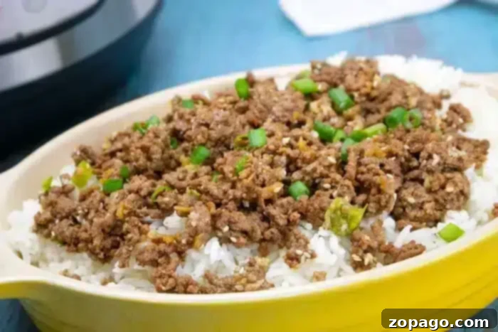 Tender Instant Pot Korean Beef 6 Ninja Foodi Korean Beef, a quick and delicious weeknight meal.