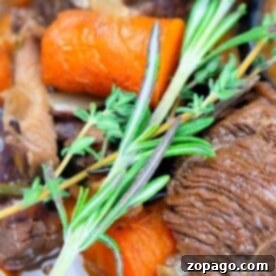 Pressure cooker Beef Bourguignon with Stew Meat