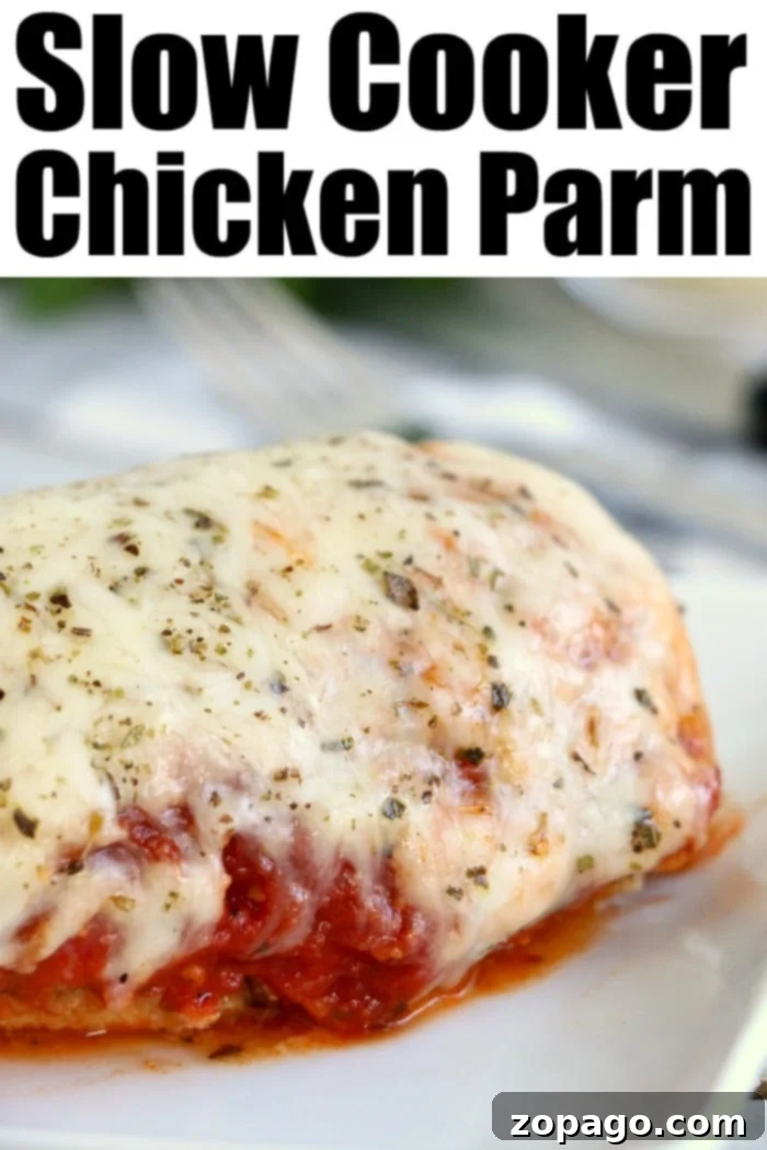 Slow Cooker Chicken Parmesan